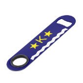 Flagge Kinshasa, Kongo Speed Bottle Opener Speed Flaschenöffner (Vorderseite Schrägansicht)