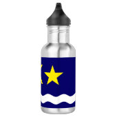 Flagge Kinshasa, Kongo Wasserflasche (Rechts)