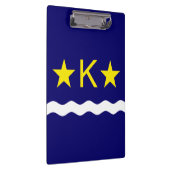 Flagge Kinshasa, Kongo-Zwischenablage Klemmbrett (Rechts)