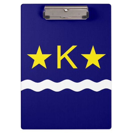Flagge Kinshasa, Kongo-Zwischenablage Klemmbrett (Vorderseite)