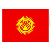 Flagge Kirgisistans (Vorderseite (Horizontal))