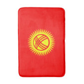 Flagge Kirgisistans Badematte (Vorderseite Vertikal)