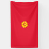 Flagge Kirgisistans Banner (Vertikal)