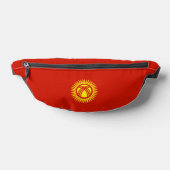 Flagge Kirgisistans Bauchtasche (Ablage )