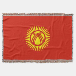 Flagge Kirgisistans Decke