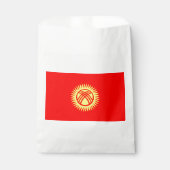 Flagge Kirgisistans Geschenktütchen (Vorderseite)