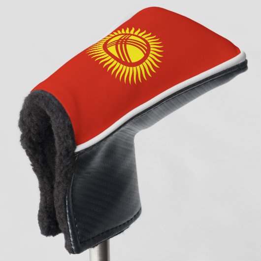 Flagge Kirgisistans Golf Headcover (3/4 Vorderseite)