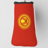Flagge Kirgisistans Golf Headcover (Rotieren 90)