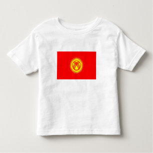 Flagge Kirgisistans Kleinkind T-shirt