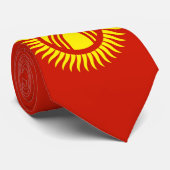 Flagge Kirgisistans Krawatte (Gerollt)
