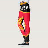 Flagge Kirgisistans Leggings (Links)