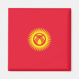 Flagge Kirgisistans Magnet