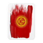 Flagge Kirgisistans Magnet (Vertikal)