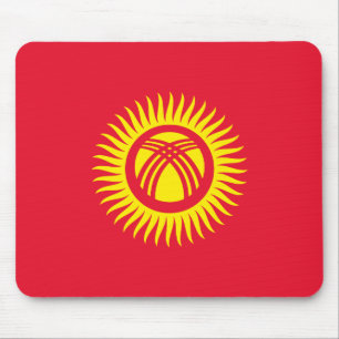 Flagge Kirgisistans Mousepad