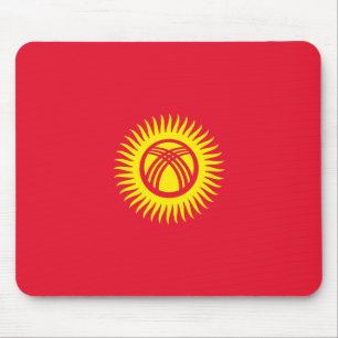 Flagge Kirgisistans Mousepad