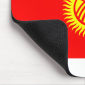 Flagge Kirgisistans Mousepad (Ecke)