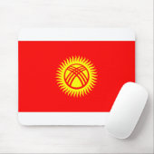 Flagge Kirgisistans Mousepad (Mit Mouse)