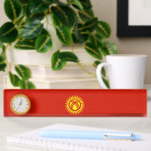 Flagge Kirgisistans Namensplakette