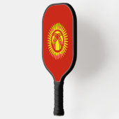Flagge Kirgisistans Pickleball Schläger (Links)