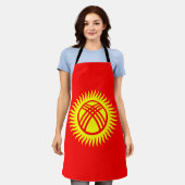 Flagge Kirgisistans Schürze (Getragen)