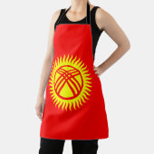 Flagge Kirgisistans Schürze (InSitu)