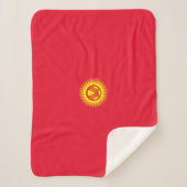 Flagge Kirgisistans Sherpadecke (Vorderseite)