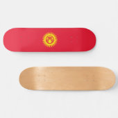 Flagge Kirgisistans Skateboard (Horizontal)