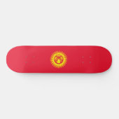 Flagge Kirgisistans Skateboard (Horizontal)
