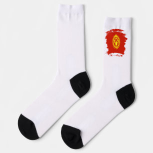 Flagge Kirgisistans Socken