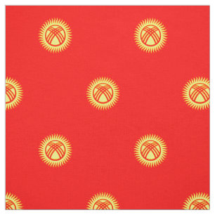 Flagge Kirgisistans Stoff