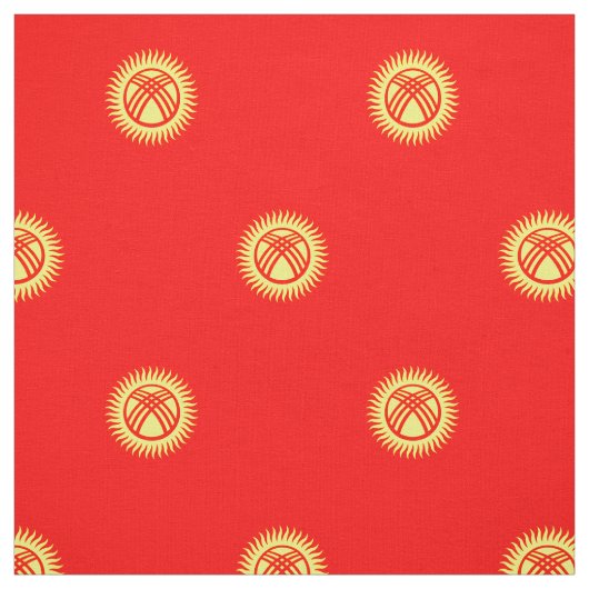 Flagge Kirgisistans Stoff (Muster)