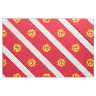 Flagge Kirgisistans Stoff
