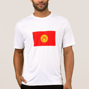 Flagge Kirgisistans T-Shirt