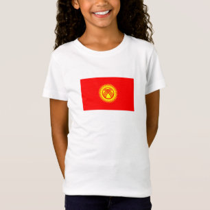 Flagge Kirgisistans T-Shirt