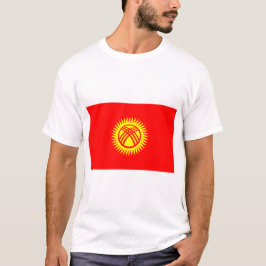 Flagge Kirgisistans T-Shirt