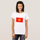 Flagge Kirgisistans T-Shirt (Vorne ganz)