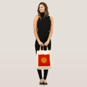 Flagge Kirgisistans Tragetasche (Vorderseite (Model))