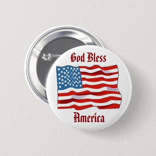 Flagge-Knopf Button (Vorne & Hinten)