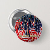 Flagge-Knopf Button (Vorne & Hinten)