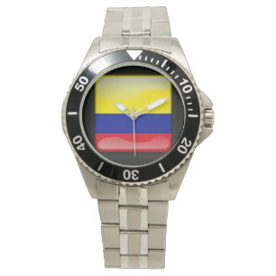 Flagge Kolumbiens Armbanduhr