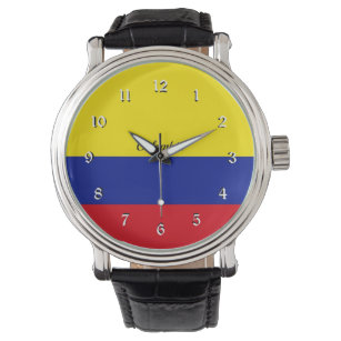Flagge Kolumbiens Armbanduhr