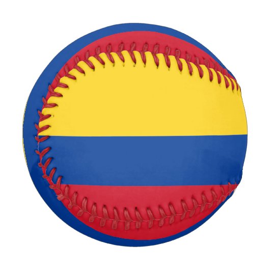 Flagge Kolumbiens - Bandera De Colombia Baseball (Vorderseite Links)