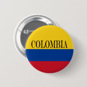 Flagge Kolumbiens - Bandera De Colombia Button (Vorne & Hinten)