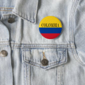 Flagge Kolumbiens - Bandera De Colombia Button (Beispiel)