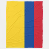 Flagge Kolumbiens - Bandera De Colombia Fleecedecke (Vorderseite)