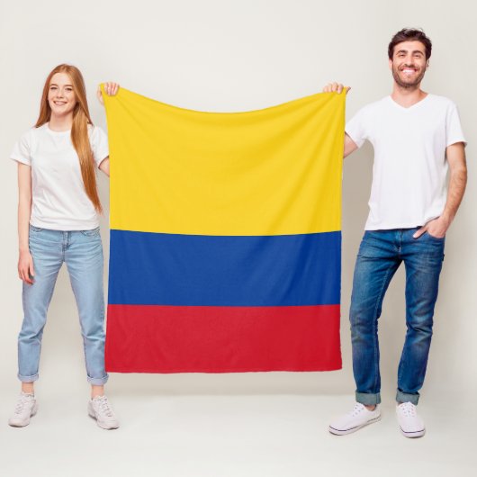 Flagge Kolumbiens - Bandera De Colombia Fleecedecke (Beispiel)