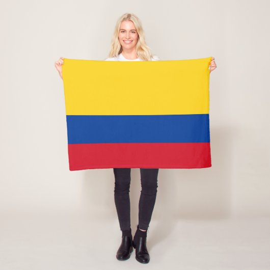 Flagge Kolumbiens - Bandera De Colombia Fleecedecke (Beispiel)