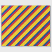 Flagge Kolumbiens - Bandera De Colombia Geschenkpapier (Flach)