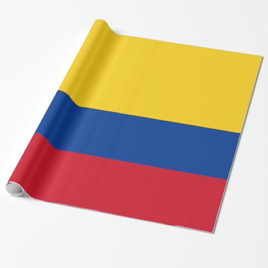 Flagge Kolumbiens - Bandera De Colombia Geschenkpapier (Ungerollt)