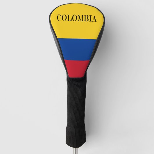 Flagge Kolumbiens - Bandera De Colombia Golf Headcover (Vorderseite)